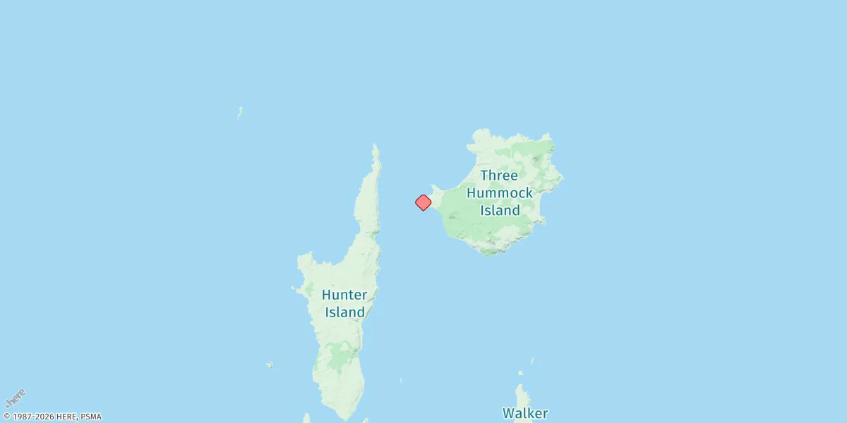 Map preview for Three Hummock Island