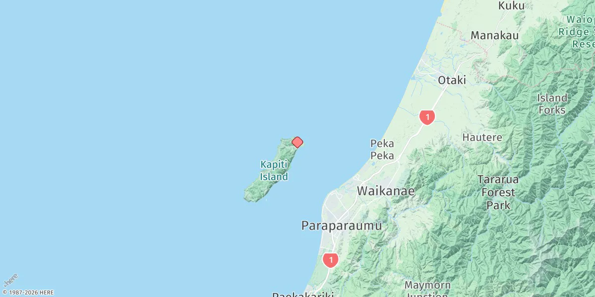 Map preview for Waiorua Bay