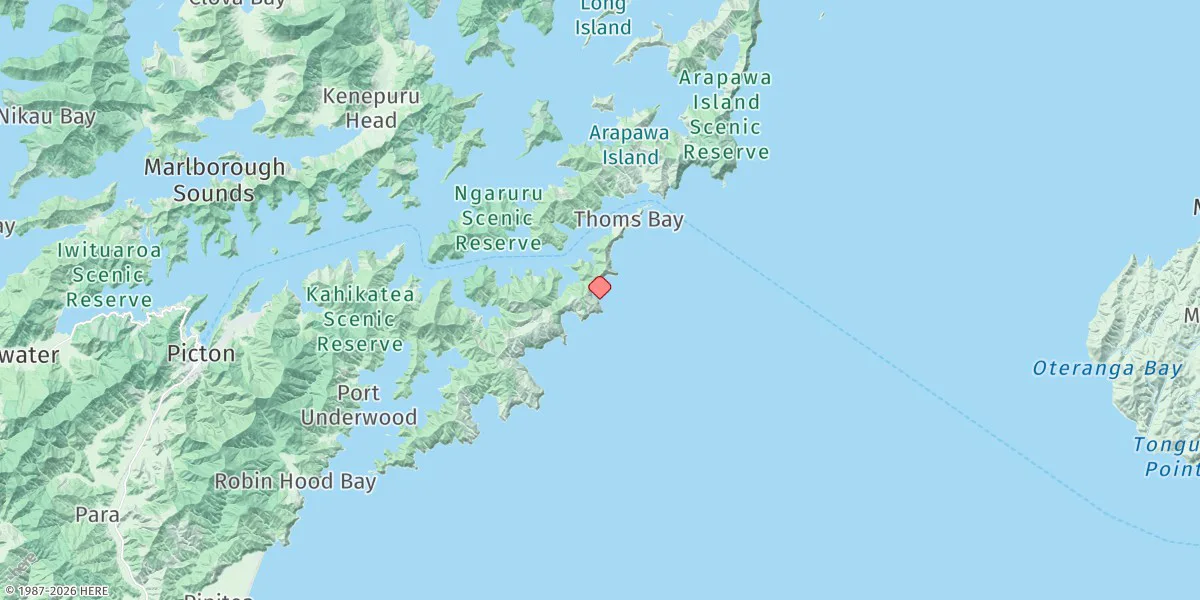 Map preview for Lucky Bay