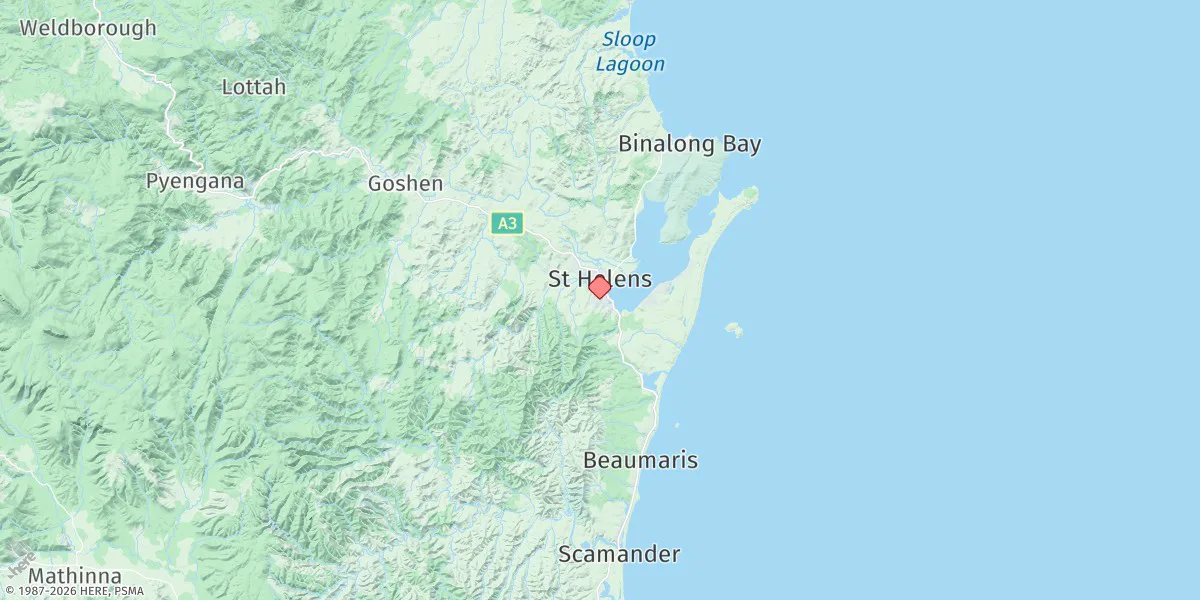 Map preview for St Helens