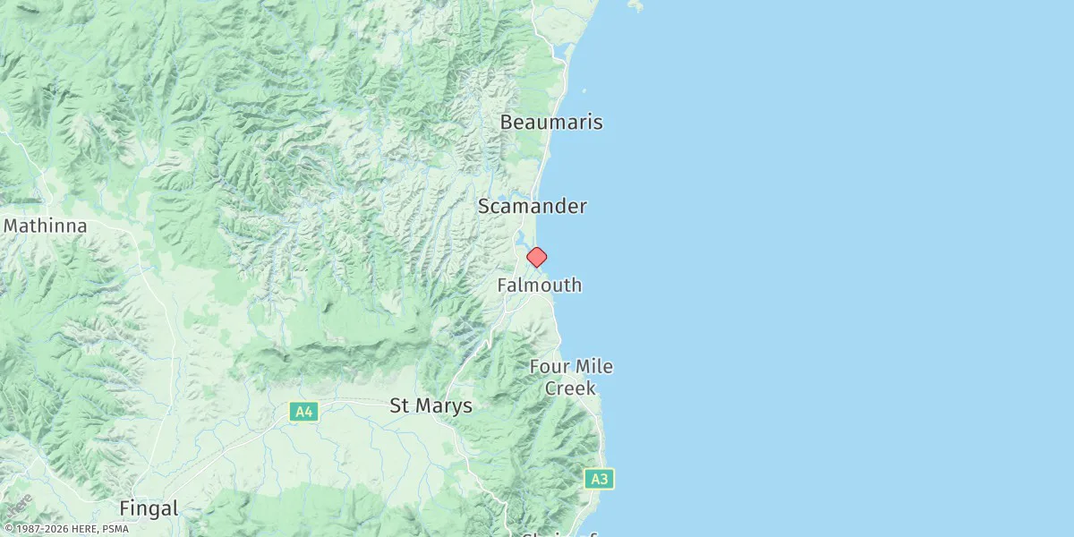 Map preview for Falmouth