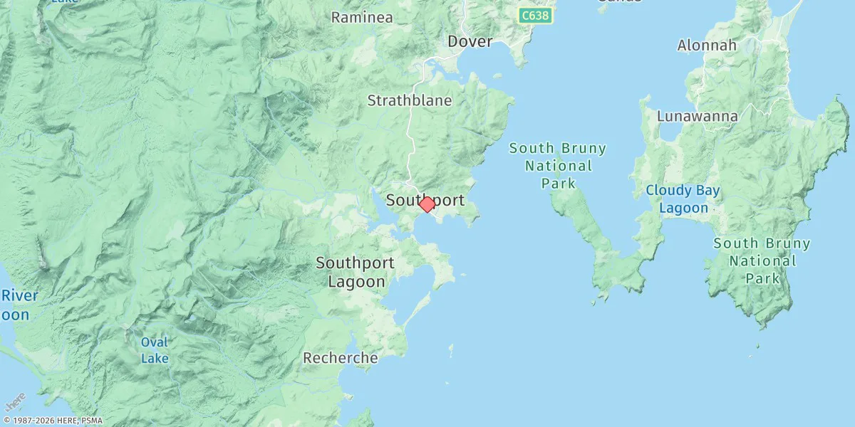 Map preview for Southport Jetty