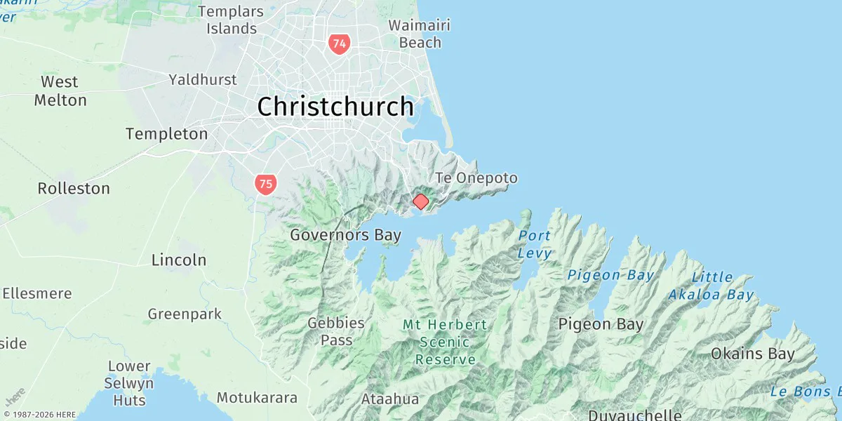 Map preview for Lyttelton