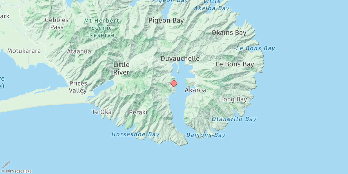 Map preview for Akaroa