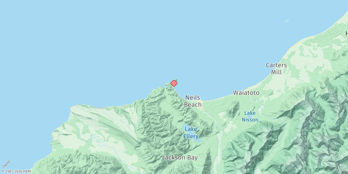Map preview for Jackson Bay