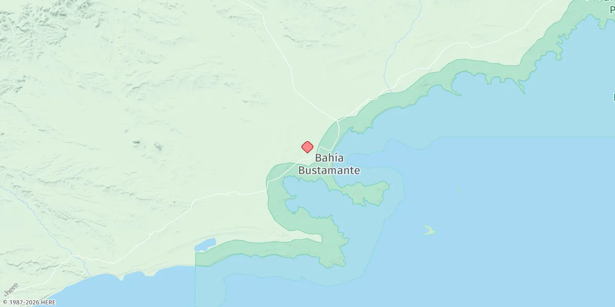 Map preview for Bahia Bustamante