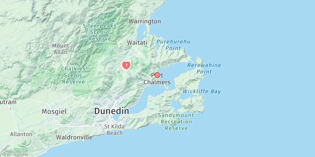 Map preview for Port Chalmers