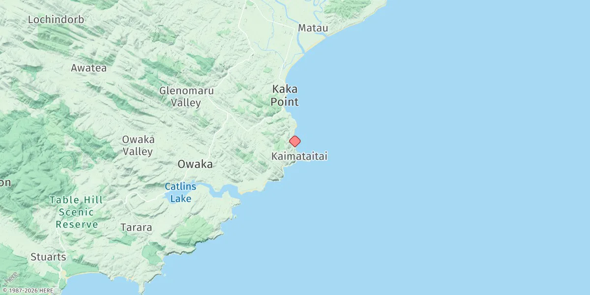 Map preview for Nugget Point