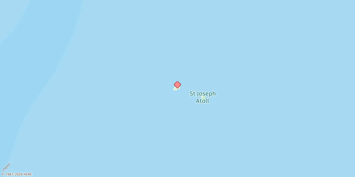 Map preview for D'Arros Island