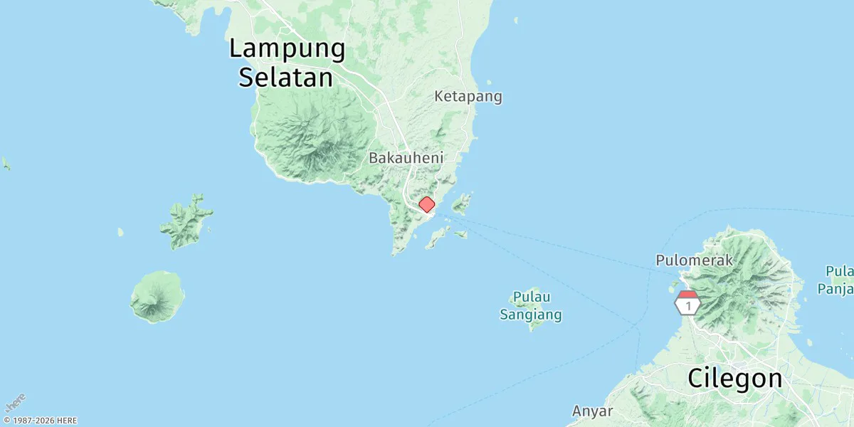 Map preview for Bakauhuni