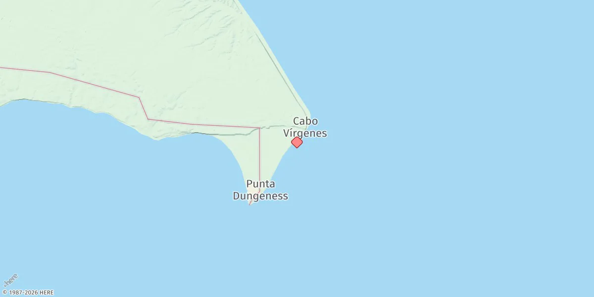 Map preview for Cabo Virgenes
