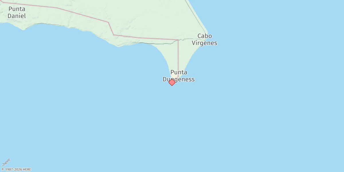 Map preview for Punta Dungeness