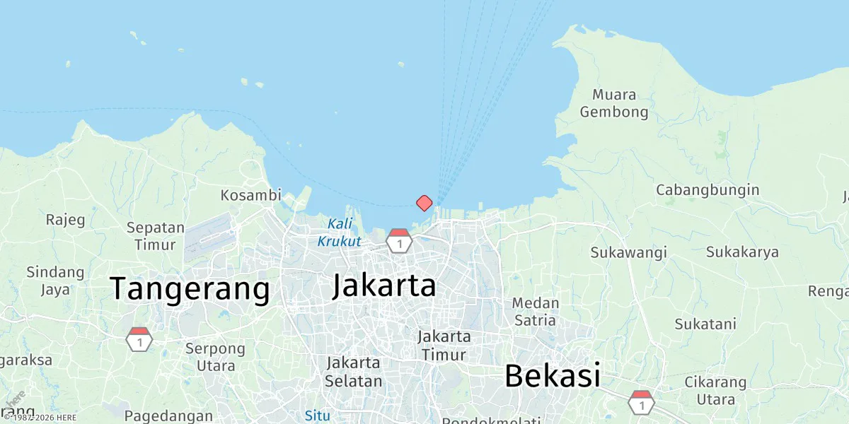 Map preview for Tanjungpriok