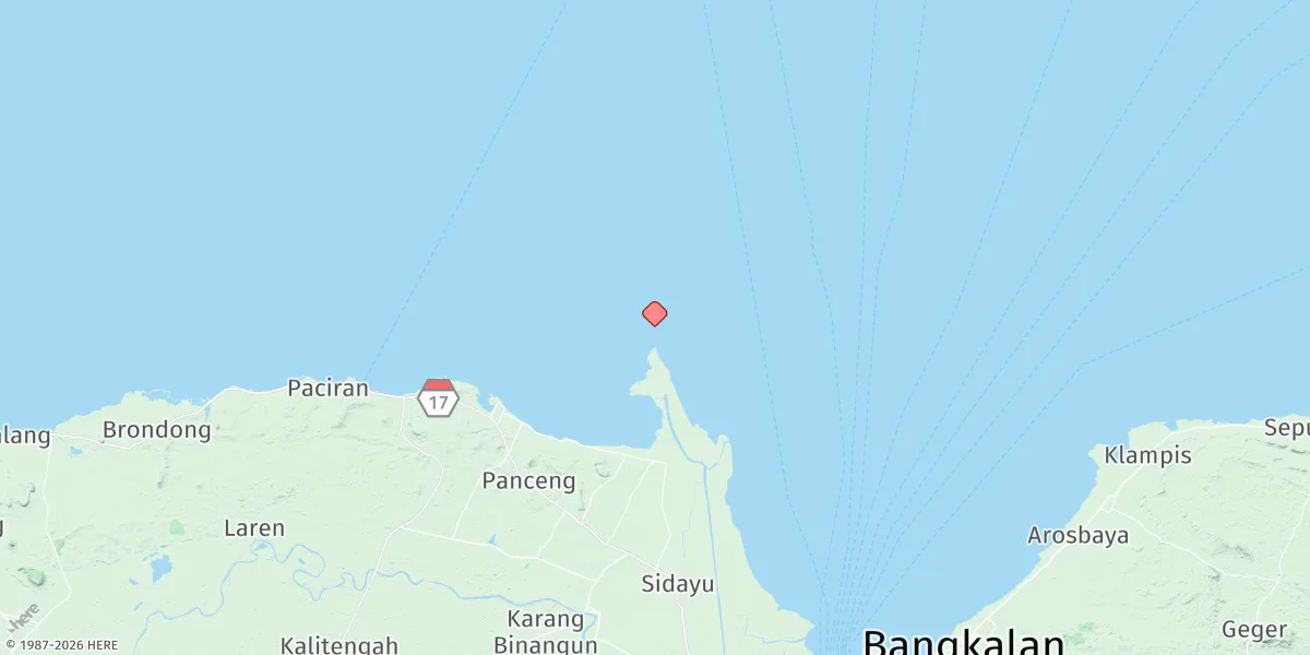 Map preview for Ujung Pangkah