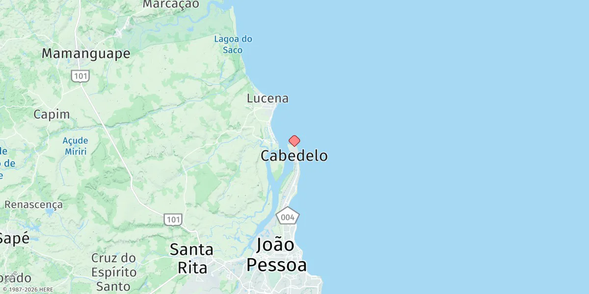 Map preview for Cabedelo