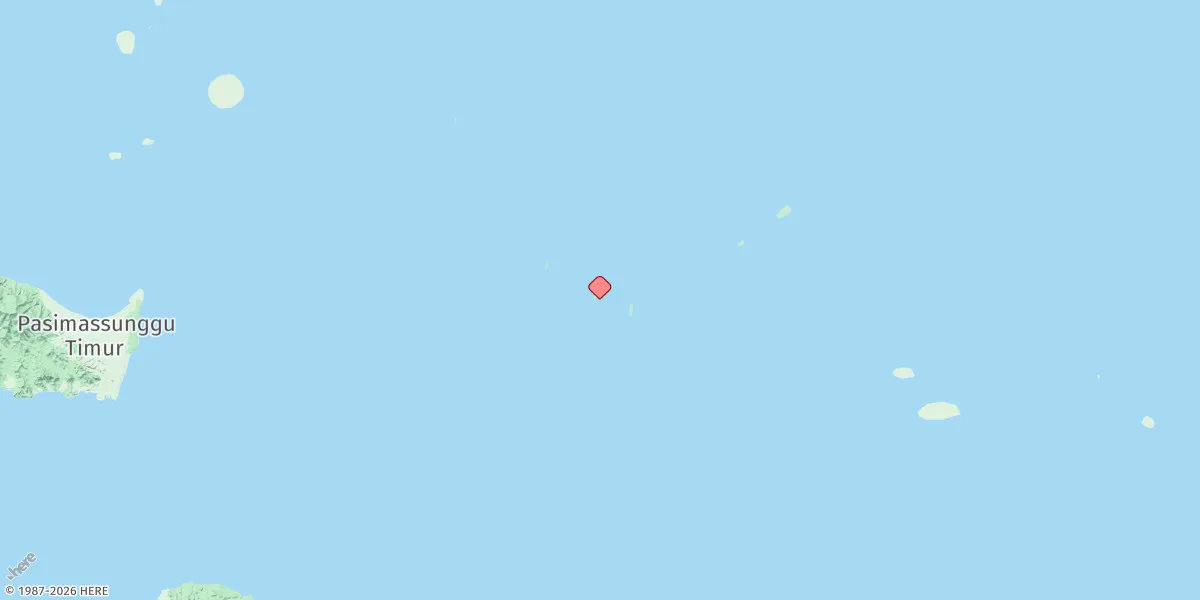 Map preview for Pulau Tengah
