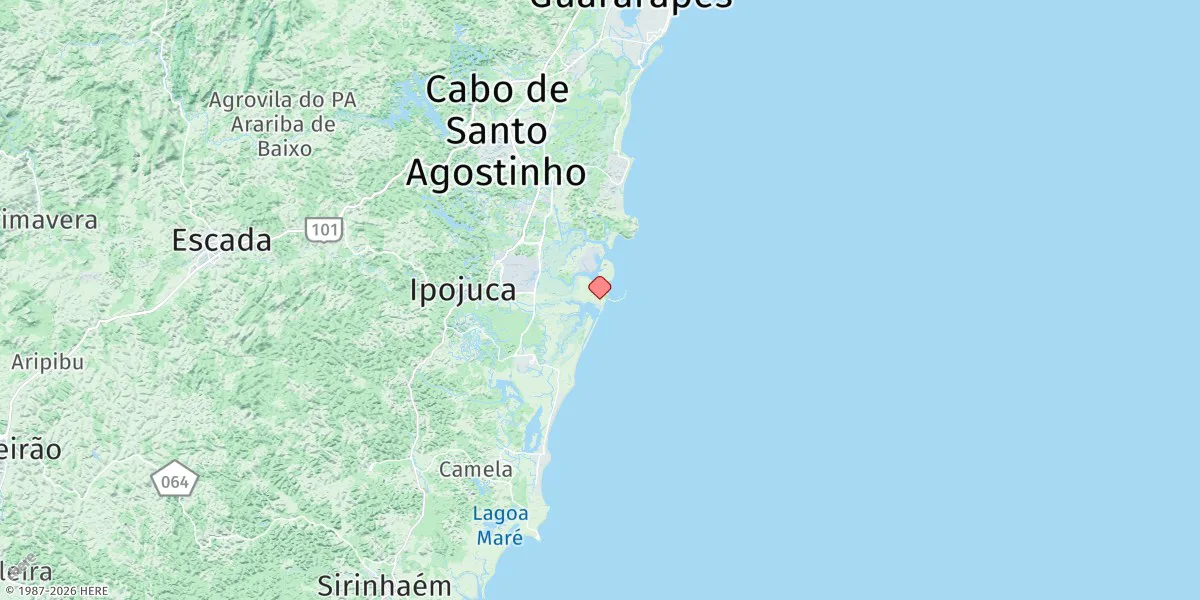 Map preview for Porto De Suape