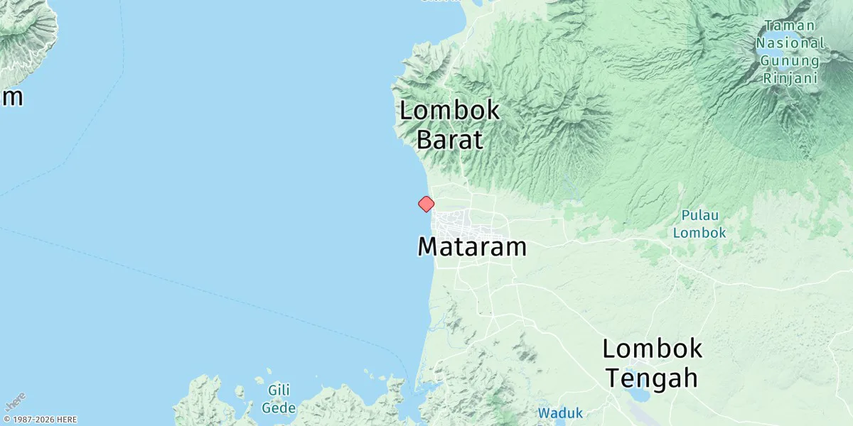 Map preview for Ampenan