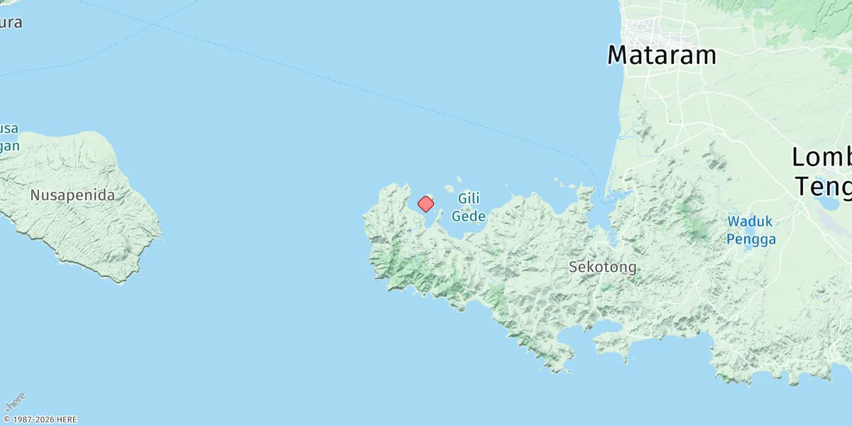 Map preview for Tanjung Pandanan
