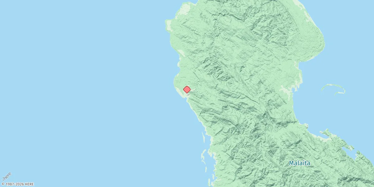 Map preview for Auki Harbour