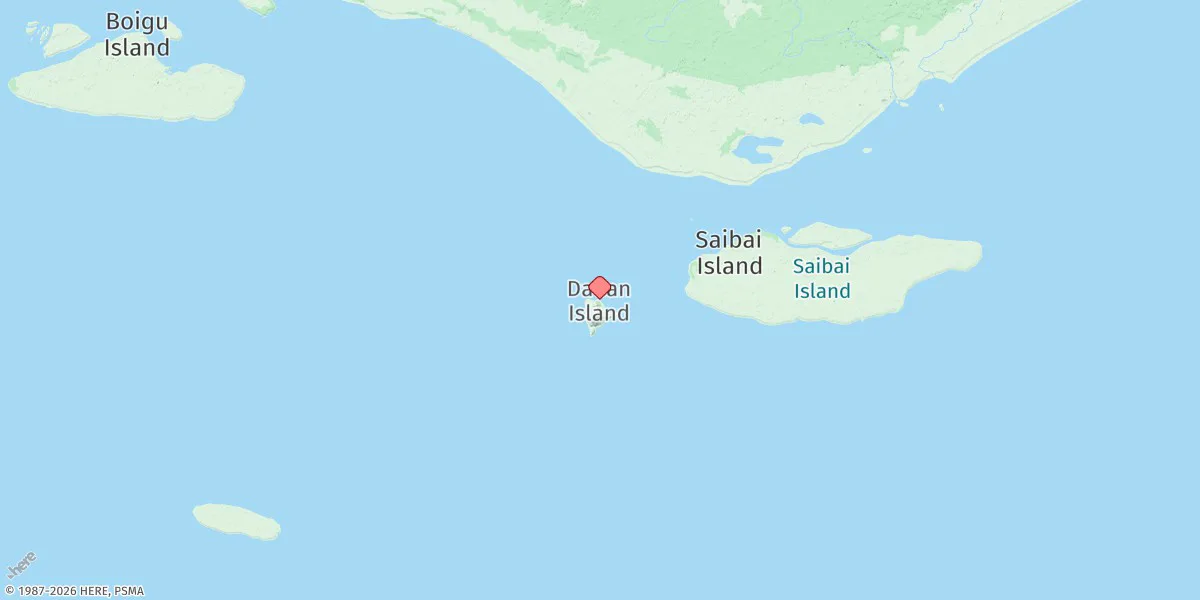 Map preview for Dauan Island