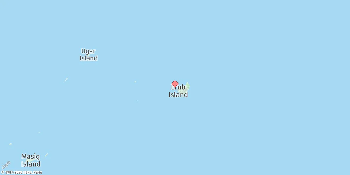 Map preview for Darnley Island Barge