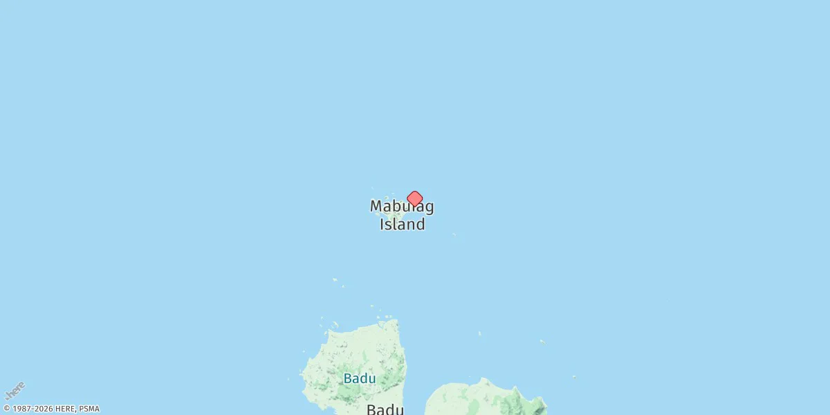 Map preview for Mabuiag Island Barge