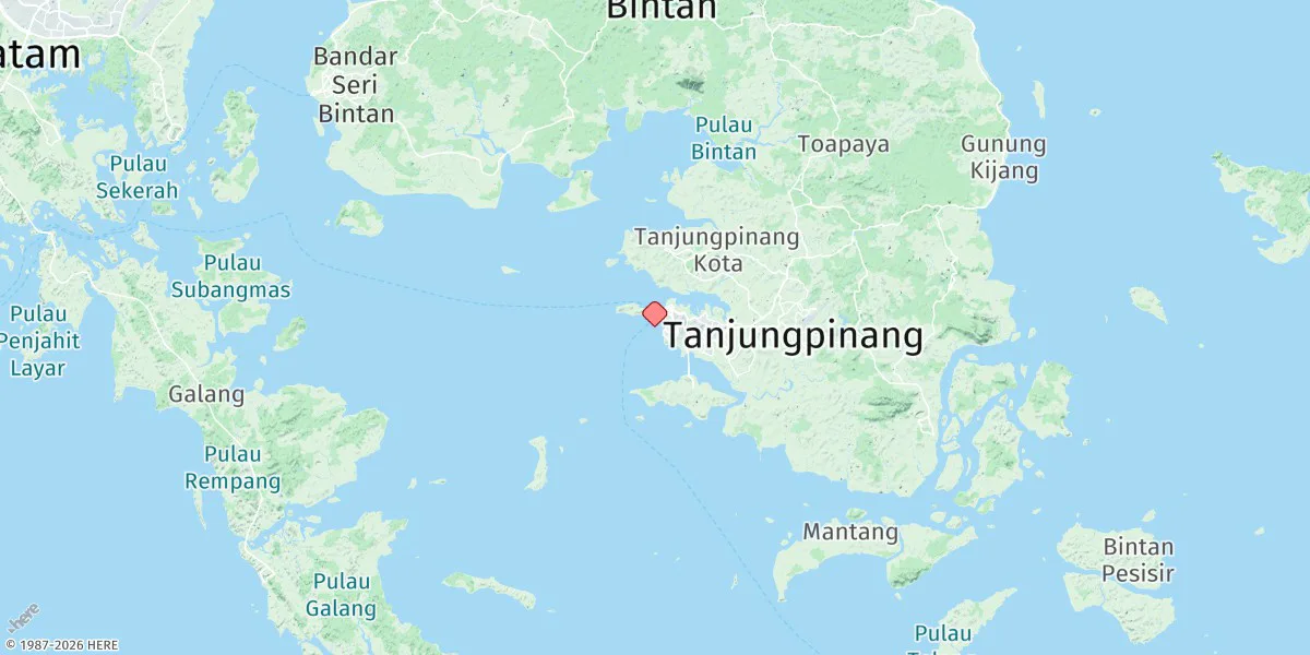 Map preview for Tanjungpinang
