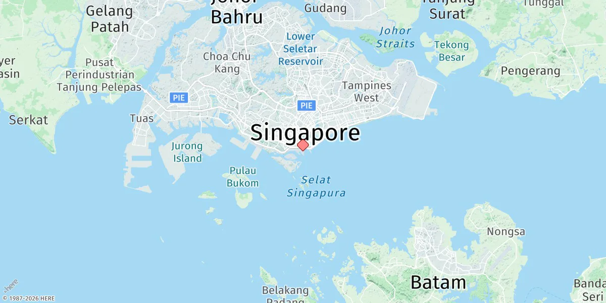 Map preview for Singapore (Tanjong Pagar)