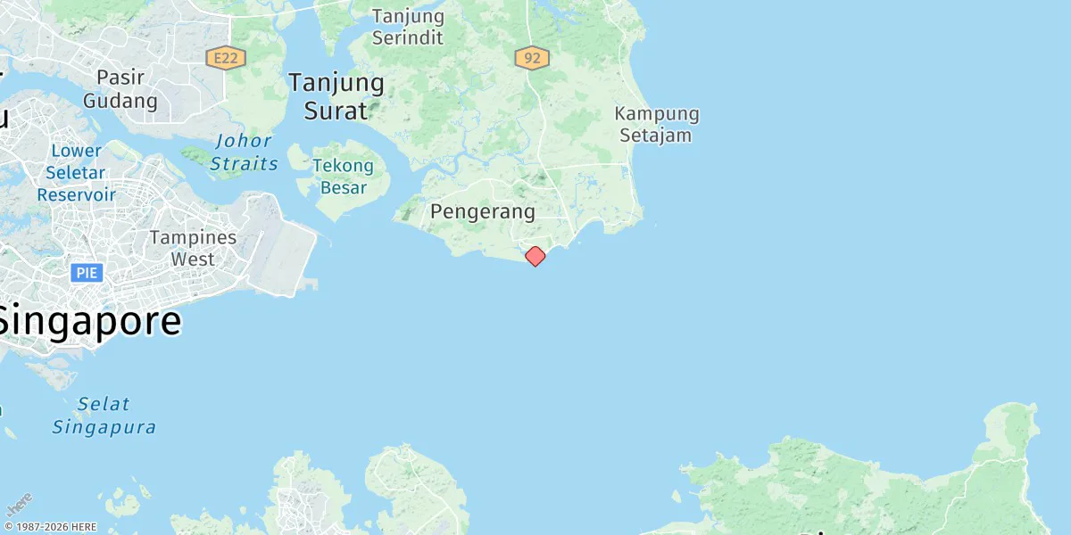 Map preview for Tanjung Ayam