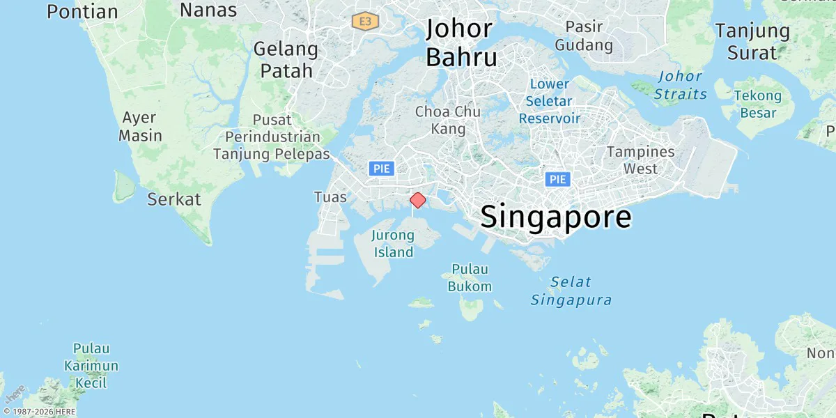 Map preview for Jurong Wharf