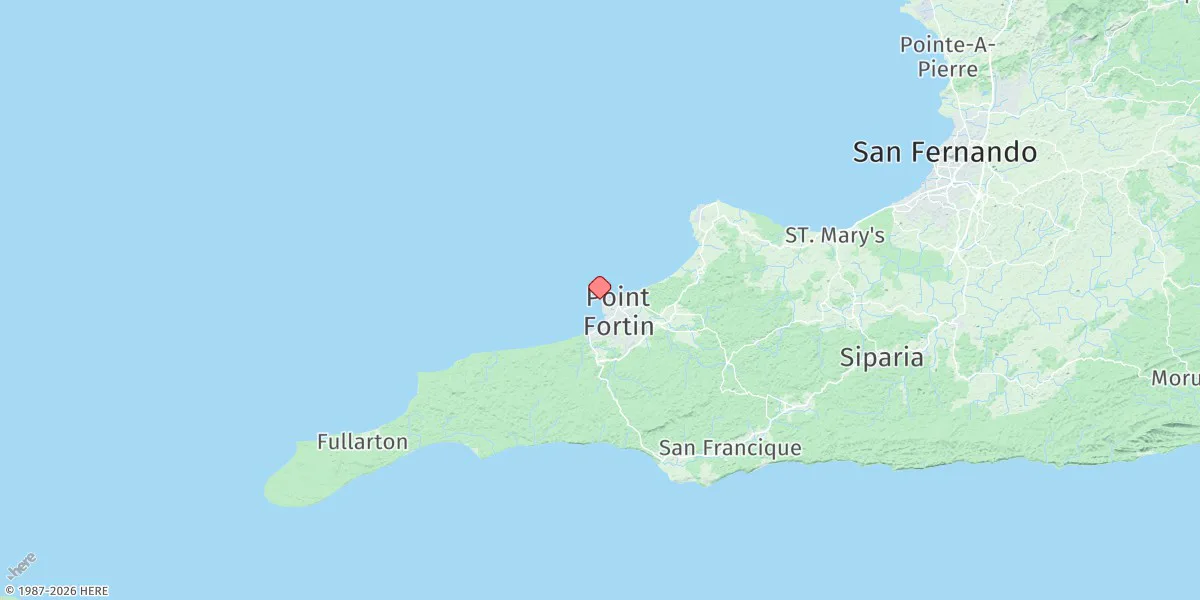 Map preview for Point Fortin