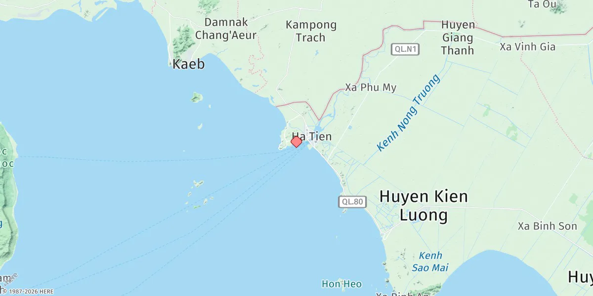 Map preview for Ha Tien