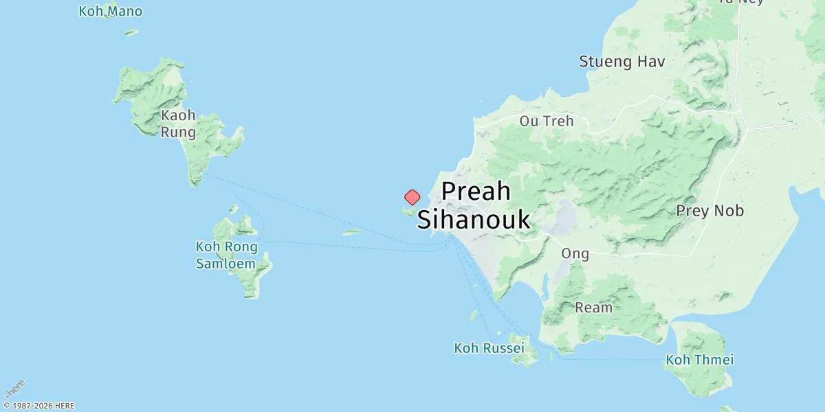 Map preview for Kampong Saom (Sihanoukville)