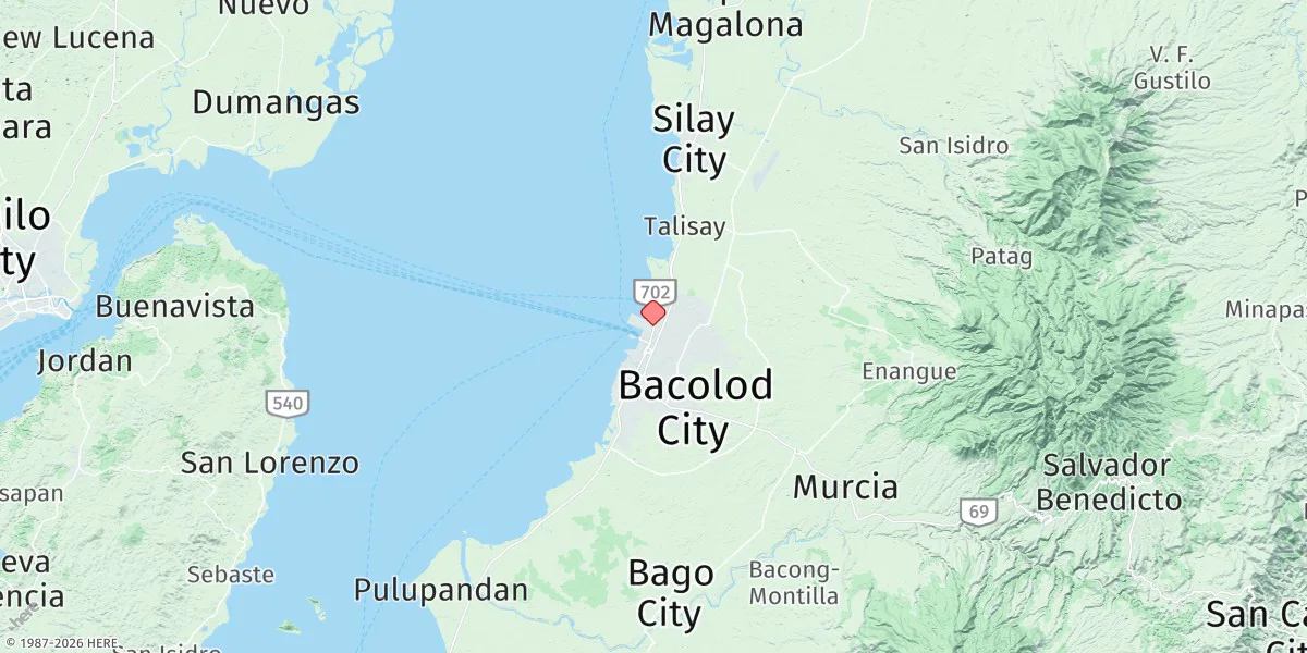 Map preview for Bacolod