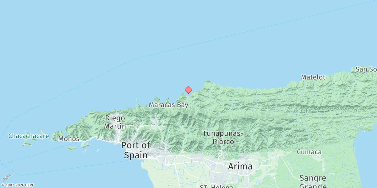 Map preview for Las Cuevas Bay