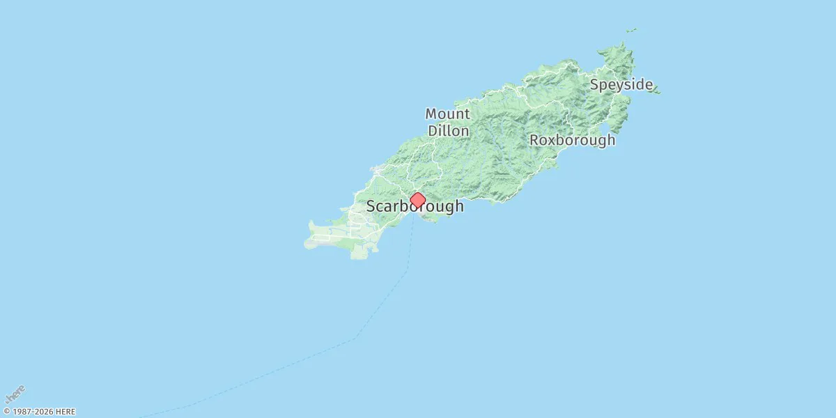Map preview for Scarborough (Tobago)