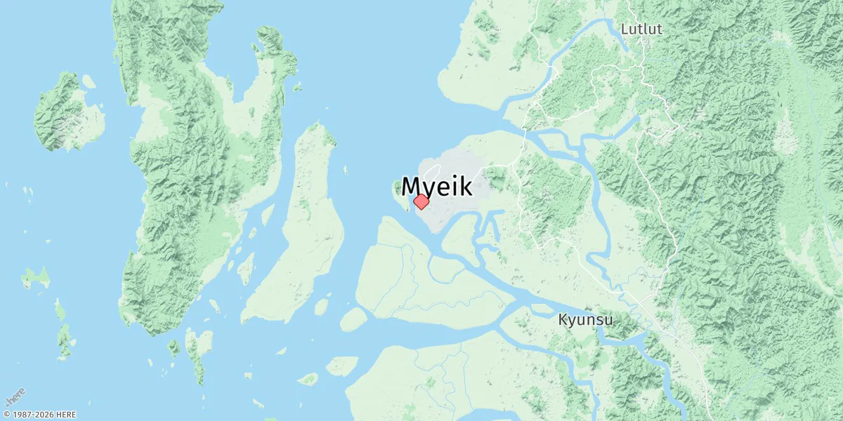 Map preview for Myeik (Mergui)
