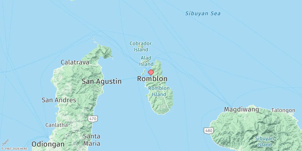 Map preview for Romblon Island