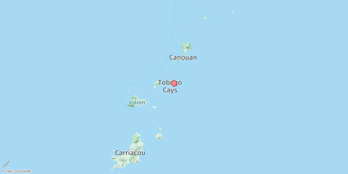 Map preview for Tobago Cays