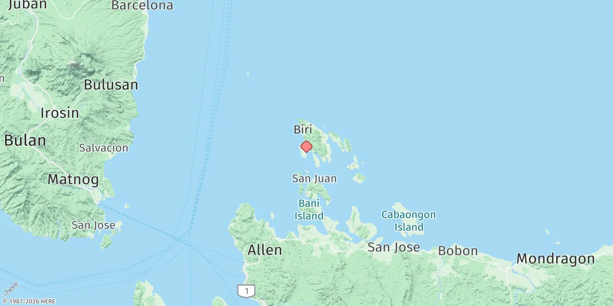 Map preview for Biri Island