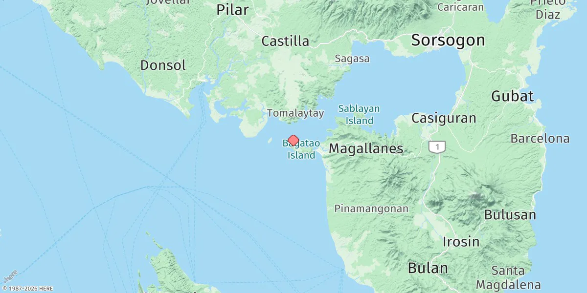 Map preview for Bagatao Island