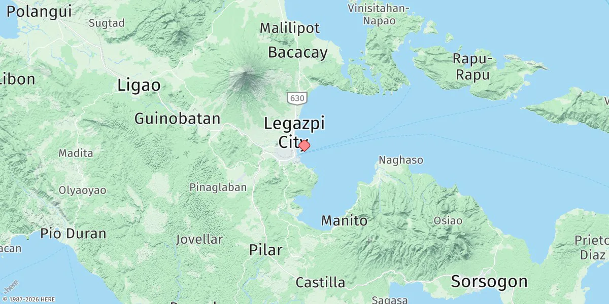 Map preview for Legaspi