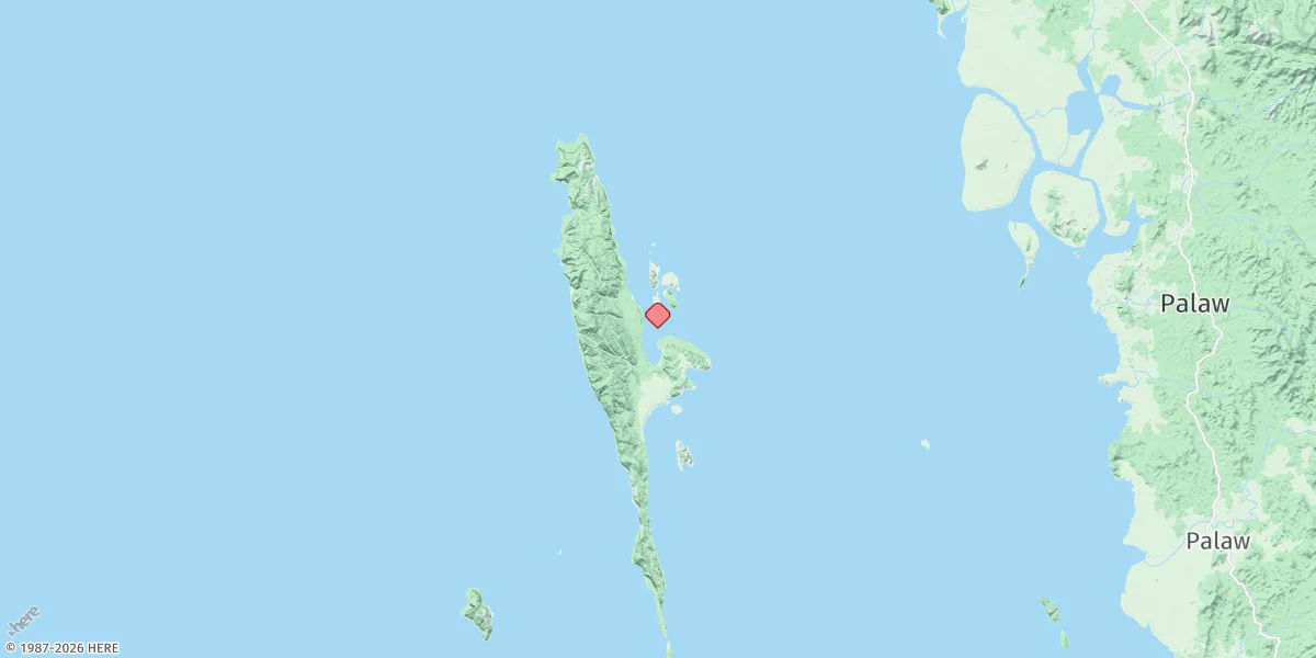 Map preview for Mali Kyun (Fisher Bay)