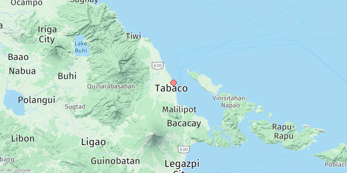 Map preview for Tabaco