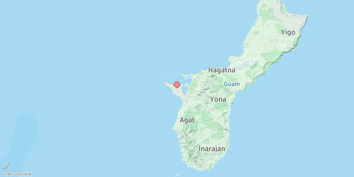 Map preview for Guam