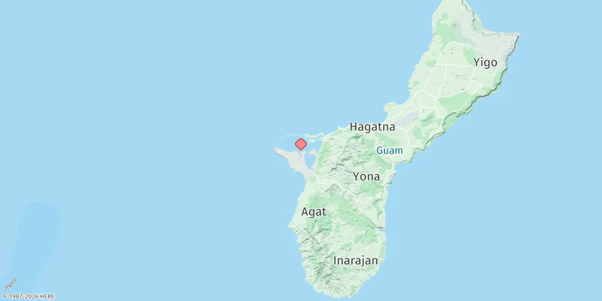 Map preview for Apra Harbor, Guam