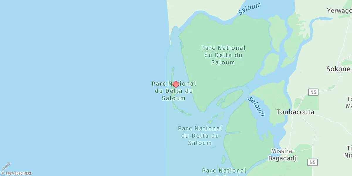 Map preview for Pointe De Sangomar