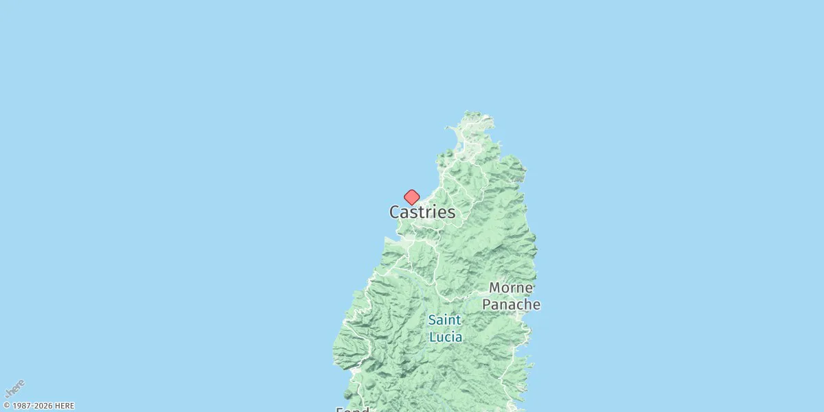 Map preview for Castries