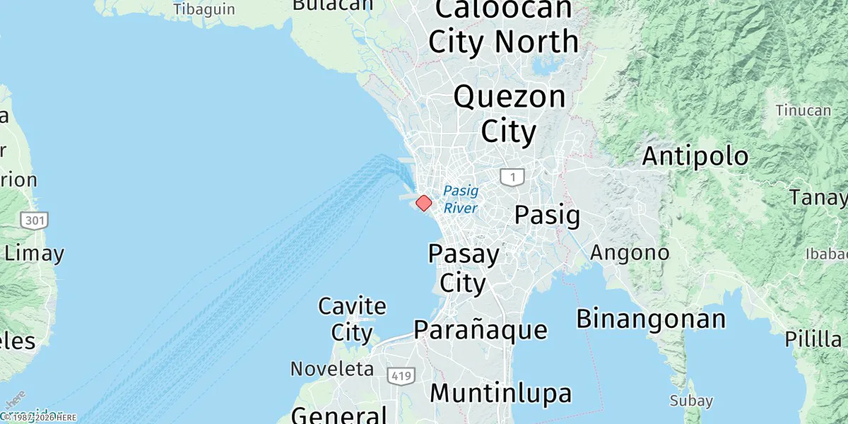 Map preview for Manila